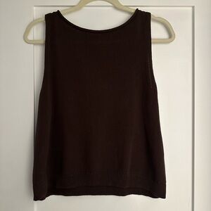 Banana Republic Dark Brown Tank Top